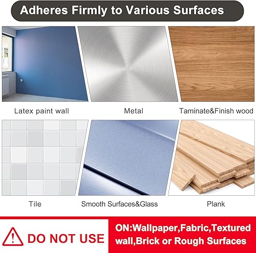 Miniatura 8 de Paquete de 54 pequeños ganchos adhesivos de pared, mini ganchos transparentes con tiras adhesivas, ganchos adhesivos libres de daños para colgar