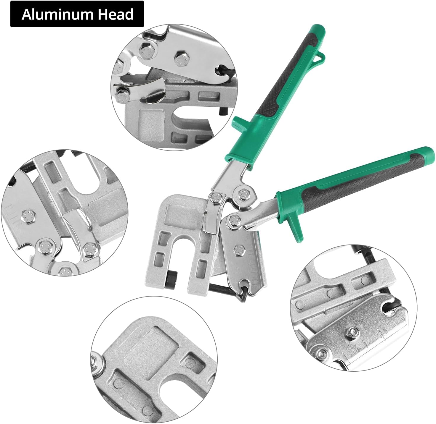QWORK Metal Stud Crimper - 10 Inches Heavy Duty Punch Lock Crimper Framing Fastening Hand Tool