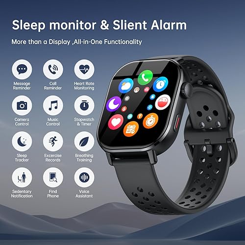 Miniatura 9 de Reloj inteligente GPS para hombresmujeres, reloj inteligente AMOLED HD de 2.06 pulgadas con brújulabarómetroaltitud, llamada Bluetooth, 110 +