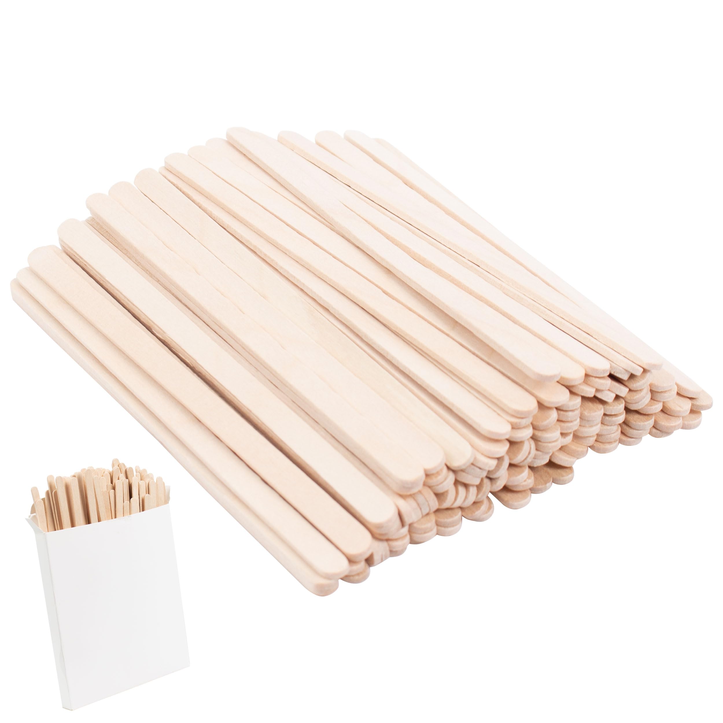 Wooden Coffee Stirrers - 100 Pack -1