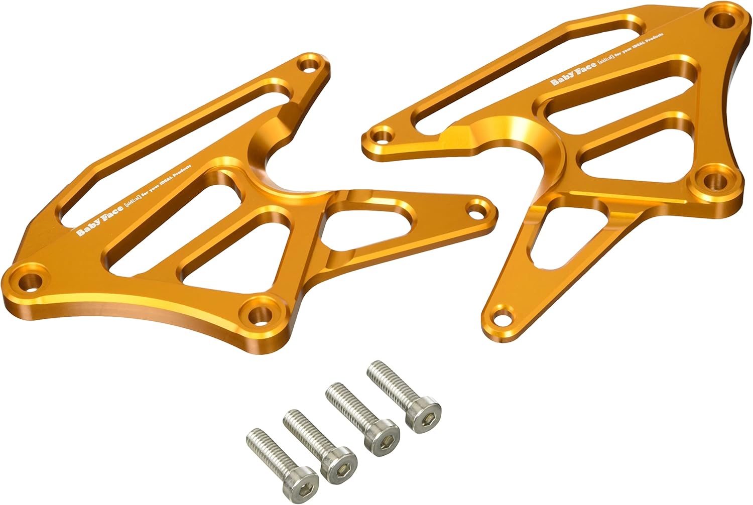 ベビーフェイス Baby Face スイングアーム スタンドフック Vタイプ Cbr1000rr R R05 Fvh02gd 実物 左右セット メンテナンススタンド V字フック ゴールド