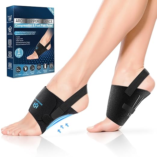 Healrecux Arch Support Braces for Comfortable Feet