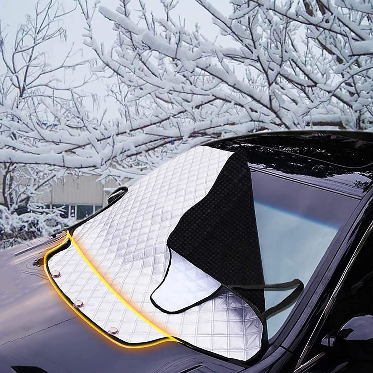 Windscreen Cover Snow FREESOO Car Windshield Cover Frost Windscreen Cover car