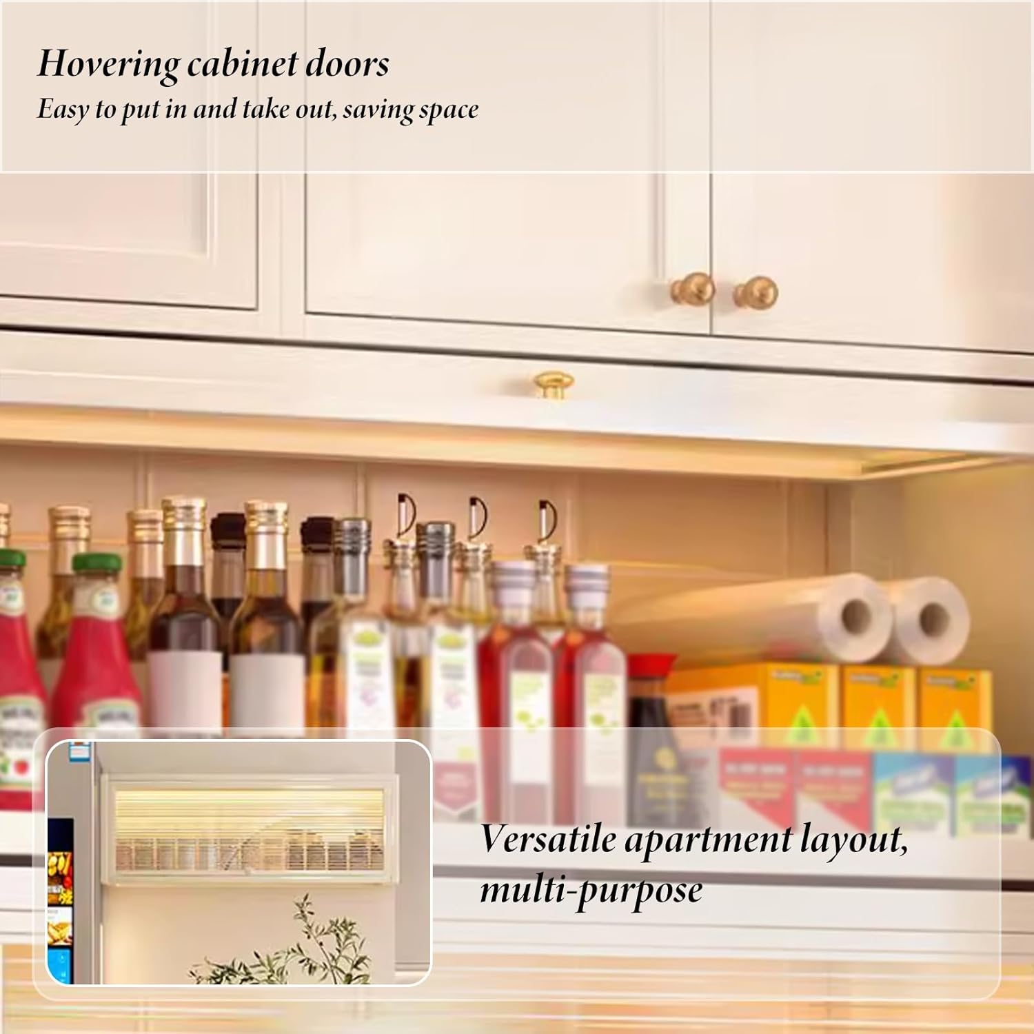 Wall Cabinet, Kitchen Walls Cabinets Storage with Doors, Wall Mounted Kitchen Cabinets Hanging Organizer, Large Wall Mount Cabinets for Kitchen, Bathroom, Bedroom, Wall Storage Cabinets with Doors an