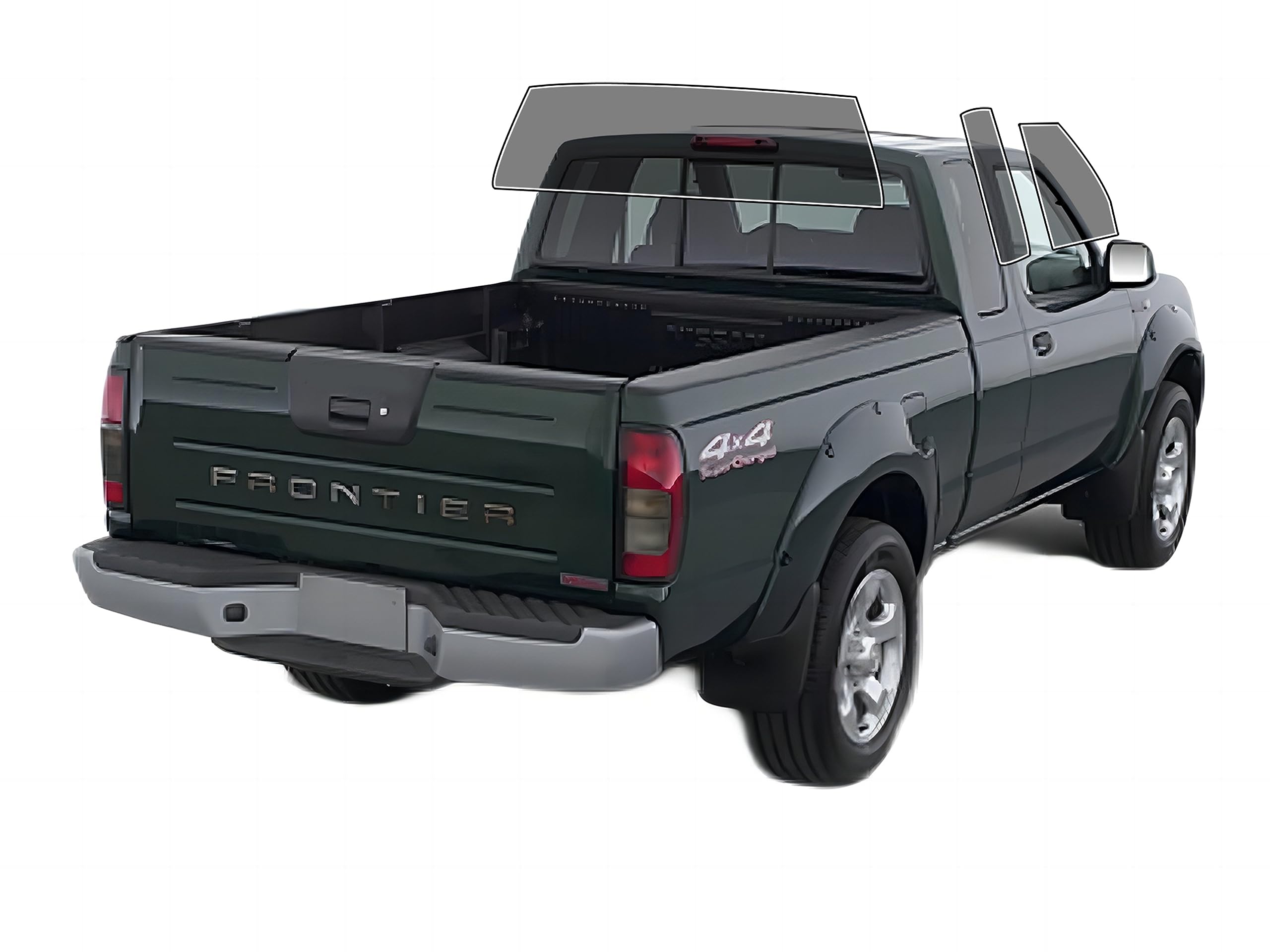 PreCut Window Film 5% VLT Limo Black Tint For Nissan Xterra 2005–2015 – Nano Carbon