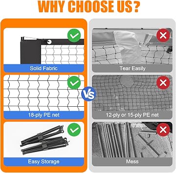 6FT Small Mini Pickleball Net Set - Quick Setup Indoor/Outdoor Portable Practice Net