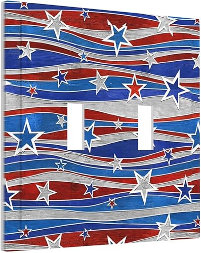 Miniatura 130 de Puerta de castillo de madera de mediados de siglo, estilo griego, cubierta de interruptor de luz de palanca individual, placa decorativa de pared