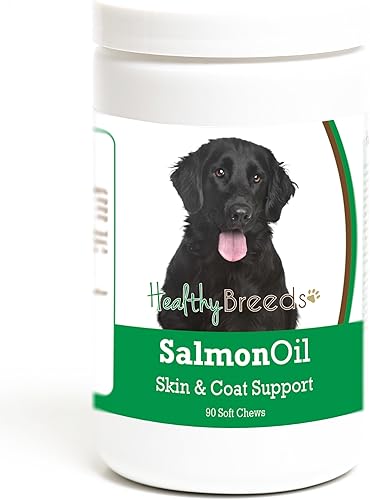 Miniatura 100 de Healthy Breeds Golden Retriever - Aceite de salmón masticable suave, 90