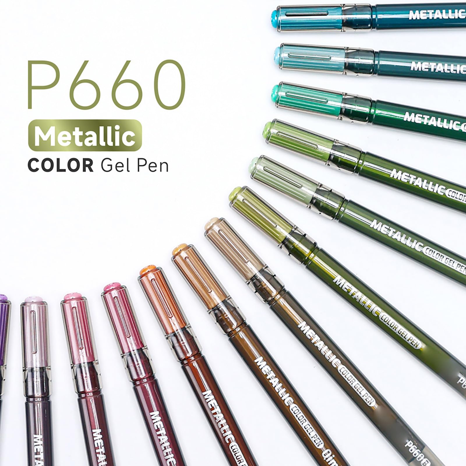 Penna per inchiostri gel acrilico multicolore Penna gel metallizzata a 48 colori per schizzi vetro ceramica Legno plastica Pietra Pennarelli artistici a prova sbiadimento