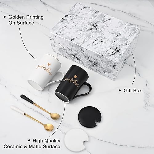 Miniatura 5 de YHRJWN Regalo de Propuesta para Padrinos, Taza de Café para Madrina y Padrino, Regalos de los Ahijados para los Padrinos, Regalos para Padrinos para