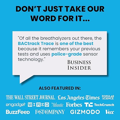 Miniatura 5 de Alcoholímetro portátil profesional prueba de alcohol BACtrack