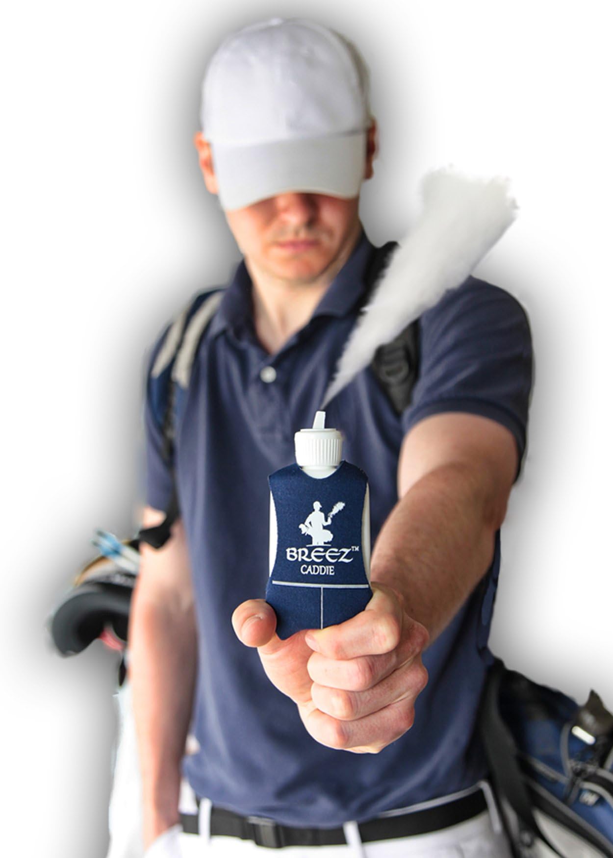 Golf Wind Reader - BREEZ Caddie Visual Aid Predicts Golfers Ball Flight, Club Selection, and Clips to Belt, Bag, or Towel