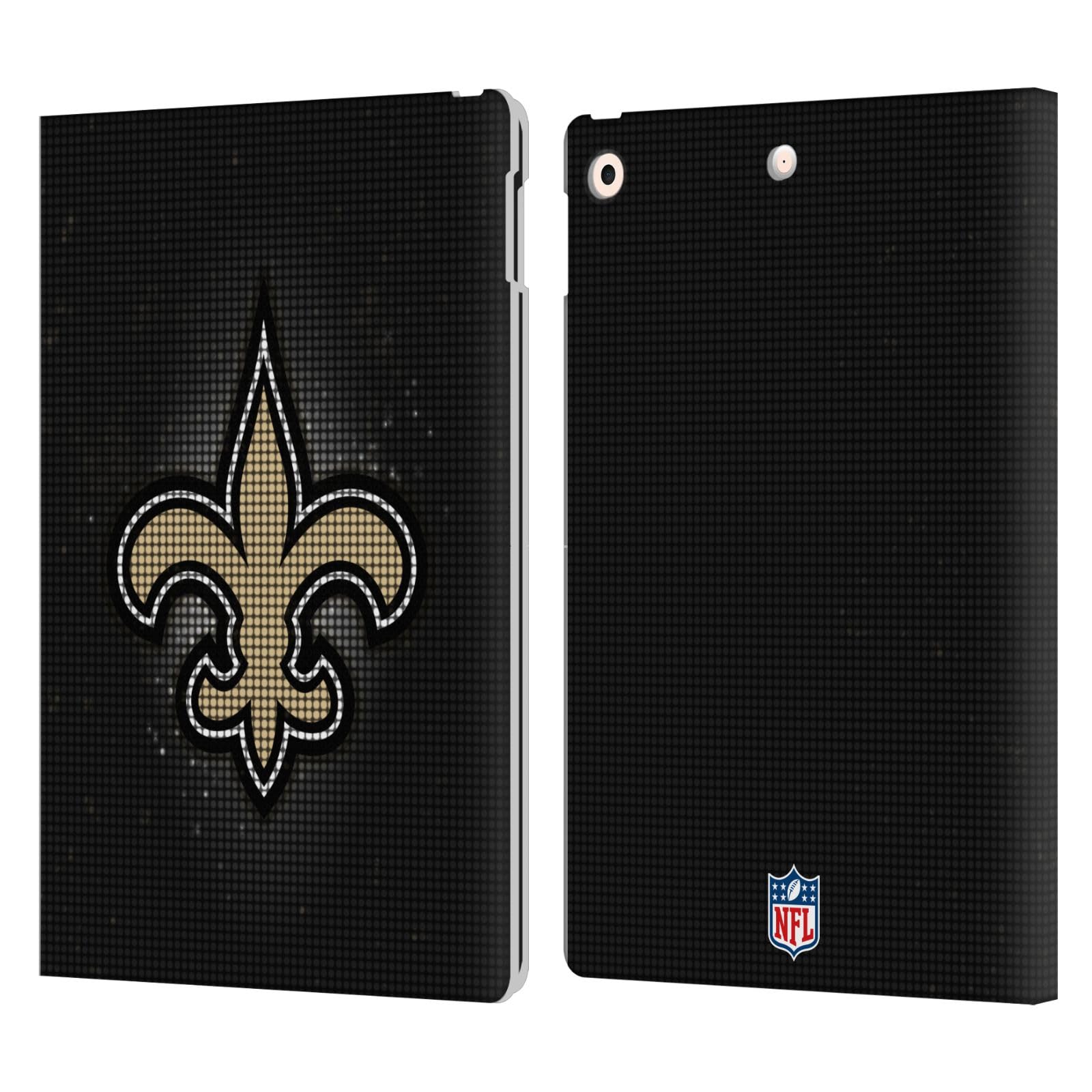 Étui portefeuille iPad 10.2 NFL Saints sous licence Head Case Designs - 7