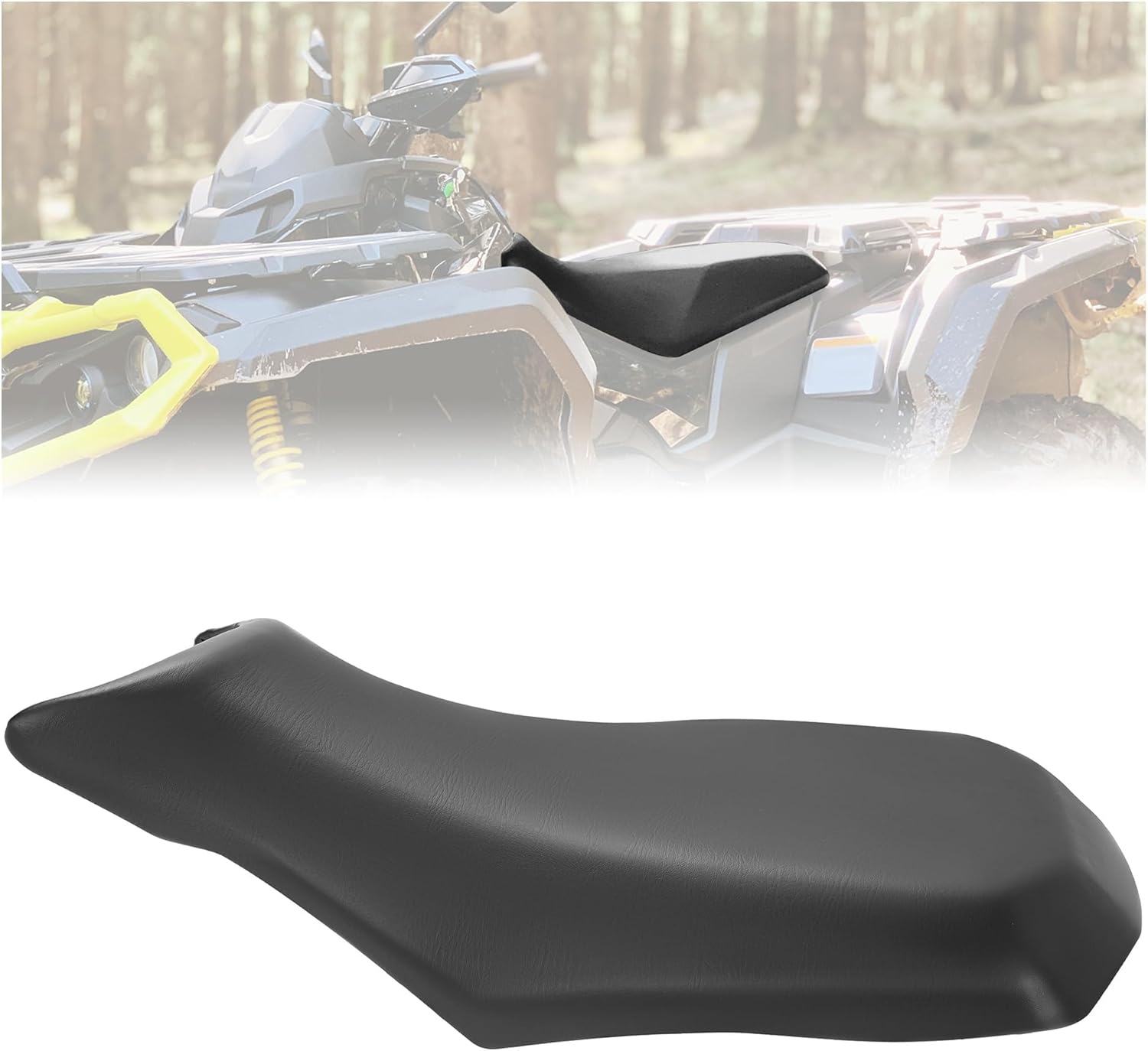 Kojem ATV Complete Seat Replacement Compatible with 2012-2018 Can-Am Outlander 400 500 650 800R 1000/2015-2018 Outlander L 500 Max 450 Max 500 Replacement for 715500358 708002146 708001536 708001501