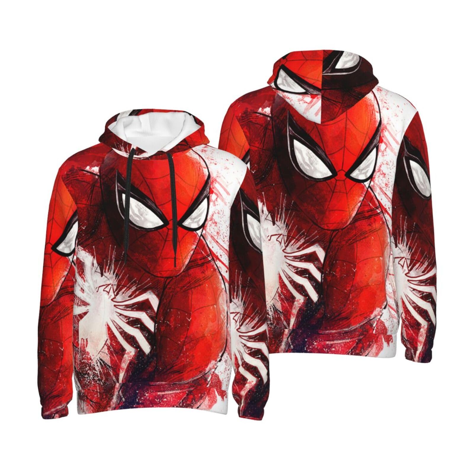 Amazon.co.jp: スパイダーマン パーカー メンズ スウェット 長袖