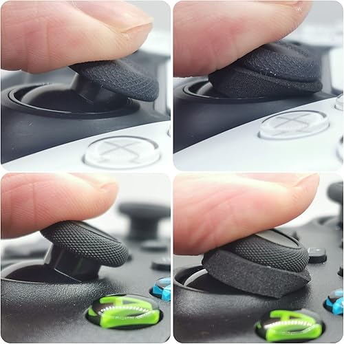 Miniatura 6 de ShiMa Owl Control de agarre para el pulgar Gamepad elevado, antideslizante para el pulgar y palillos para PS54, Switch Pro, anillos de precisión (4