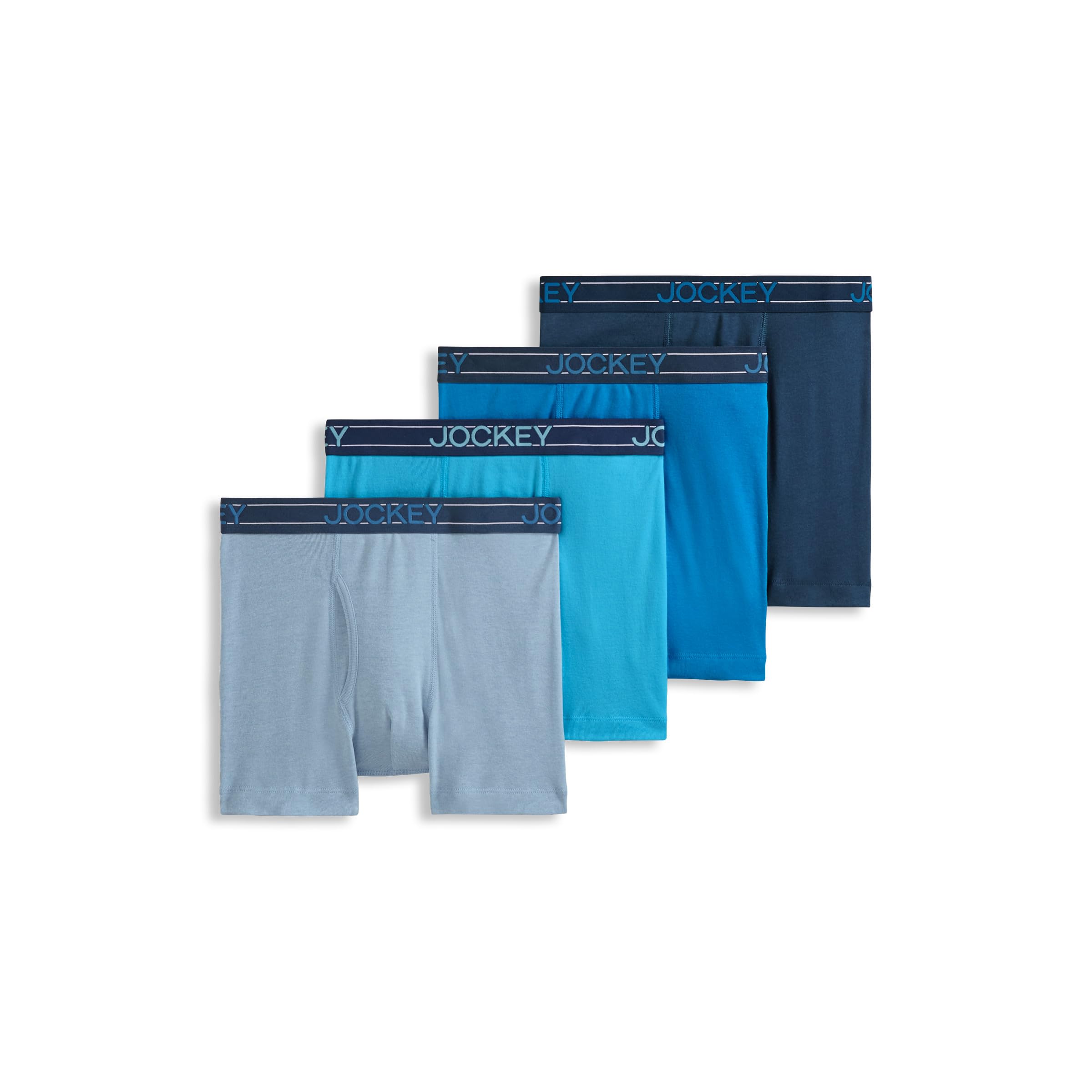 Jockey Lightweight Cotton Blend 5 Inch Boxer Brief 4 Pack