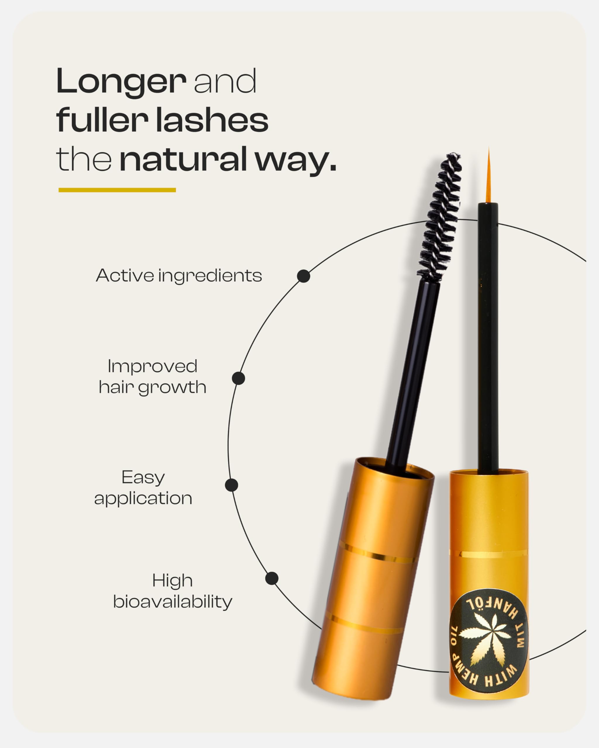 Nutralash – korzystny zestaw do rzęs i serum do rzęs, głęboka czerń, tusz do rzęs zapewnia maksymalną objętość, serum do długich rzęs w ciągu zaledwie 6-8 tygodni, do uzyskania obszernych, długich rzęs, 5 ml i 3 ml
