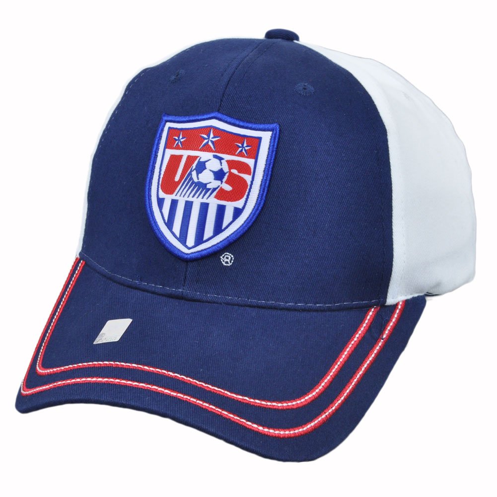 USA 2014 Team Patch White/Navy Two Tone Brim Adjustable Buckle Hat/Cap