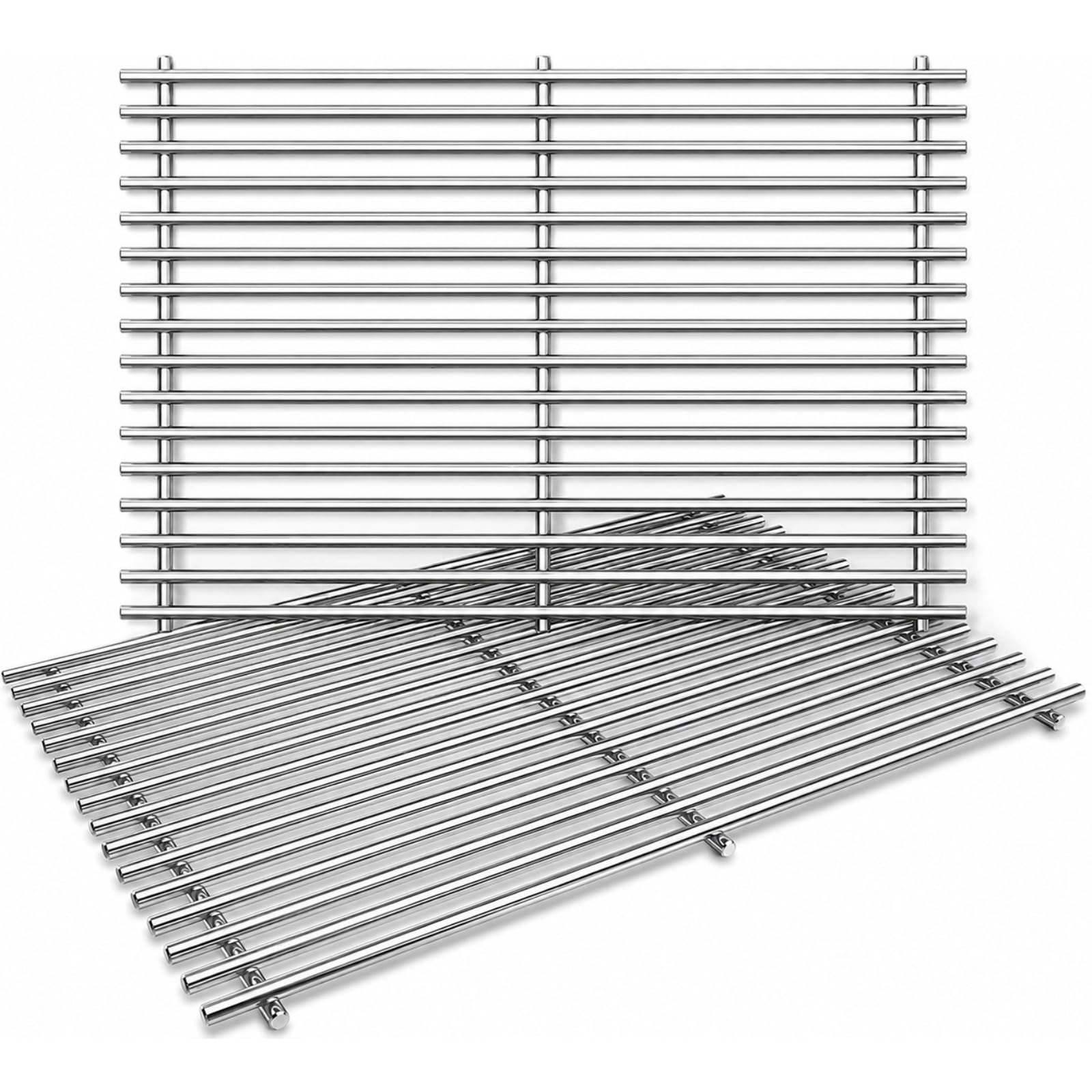 GRISUN 7639 304 Stainless Steel Grill Grates for Weber Spirit 300 Series