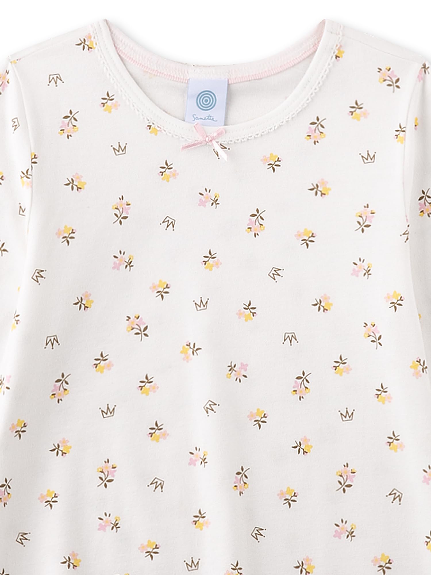 Sanetta 233750 Juego de Pijama, Color Beige, 116 para Niñas