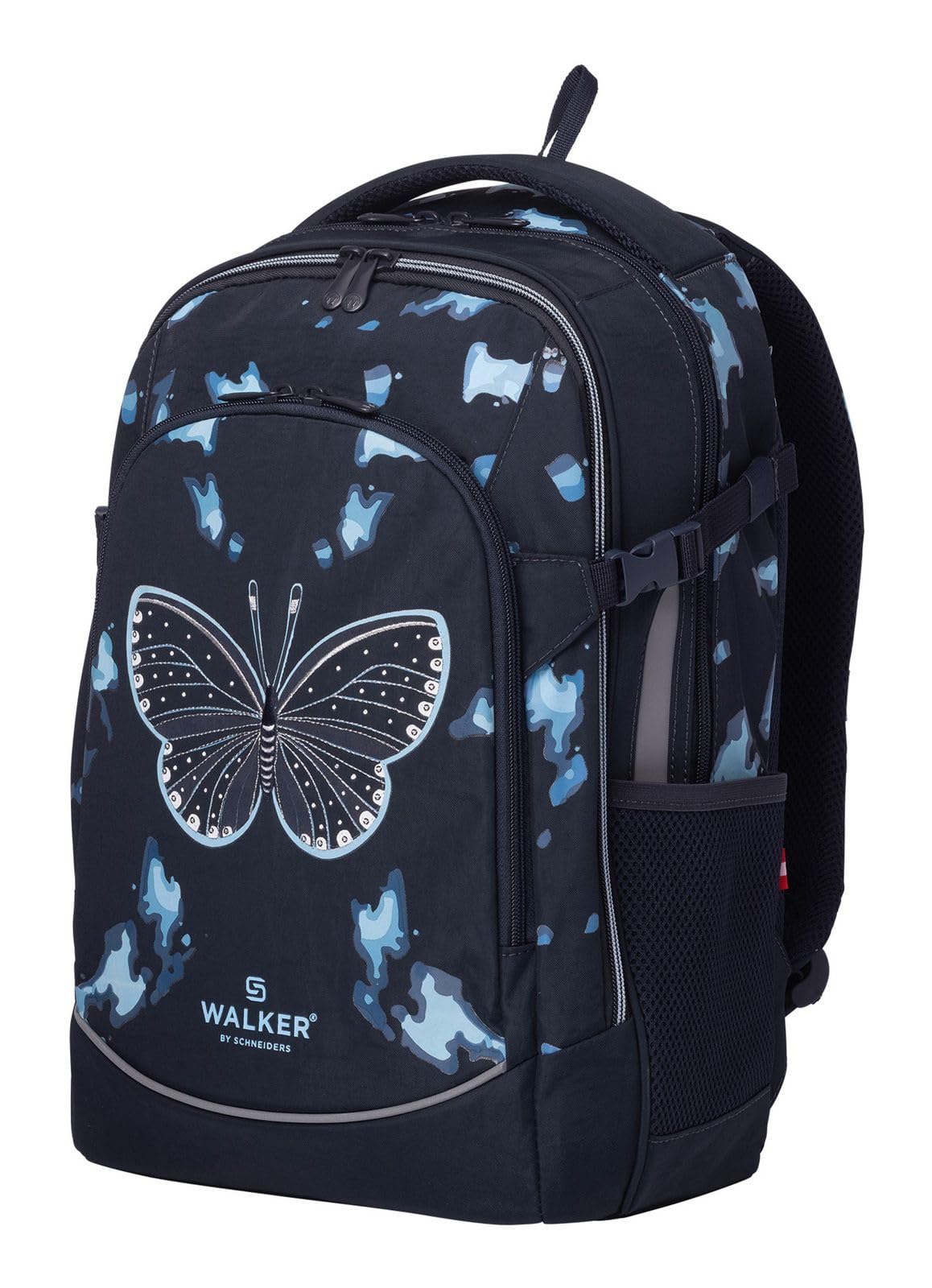 Walker mochila escolar con compartimento para portátil Fame 2.0 Backpack 28L Shadow Dancer azul marino