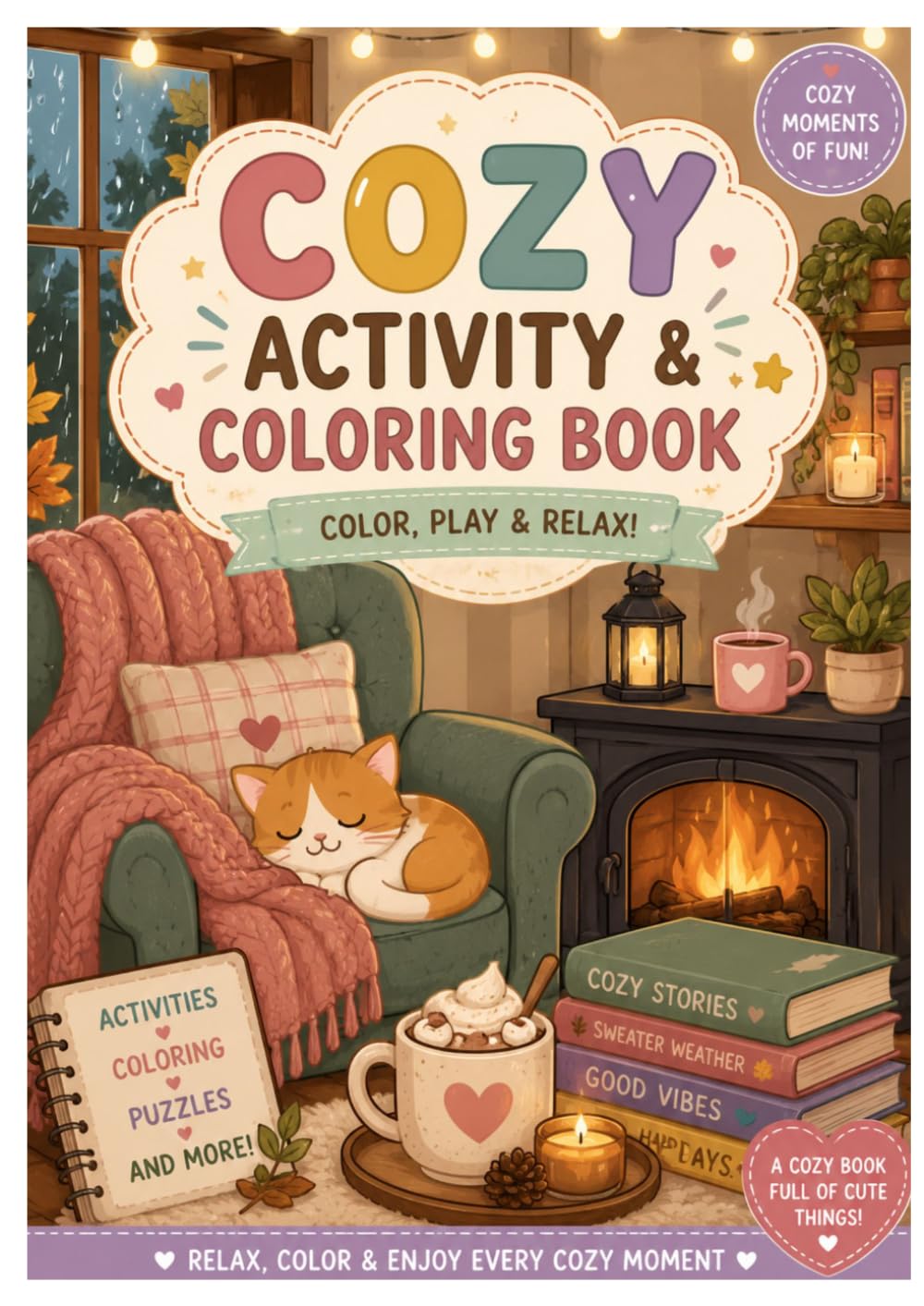 Cozy Activity & Coloring Book