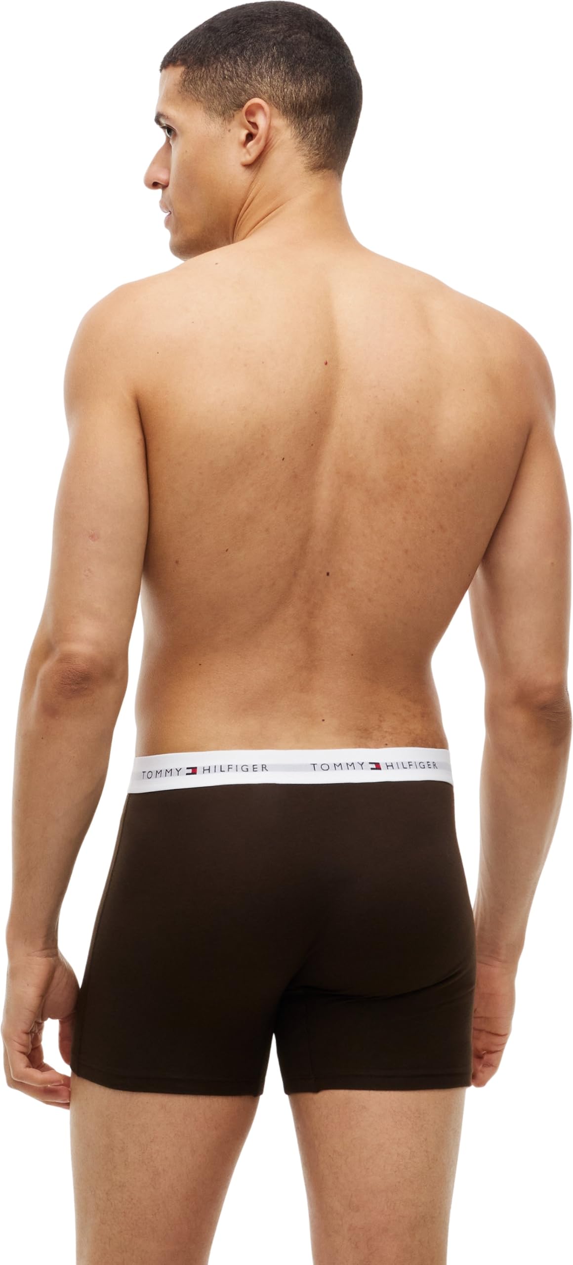 Tommy Hilfiger Men 3P Boxer Brief UM0UM03892 Boxer Brief, Multi (Utility Olive/Dark Coffee/Desert), XXL – Ansicht 2