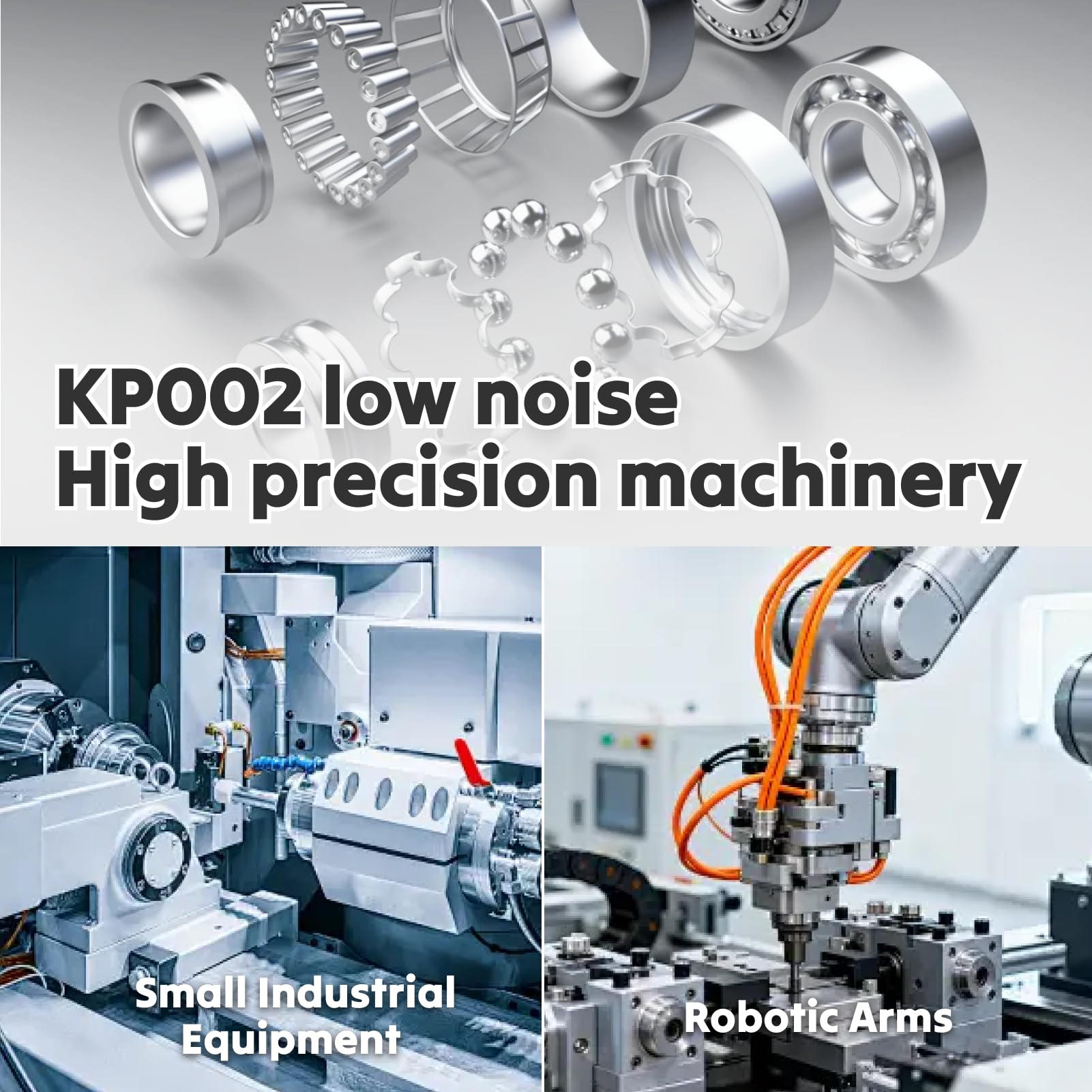 4Pcs Stehlager 15mm Innendurchmesser, Montierte Gehäuselager Lagerbock 15 mm KP002, Zinklegierung, Flanschlager für Achse Welle Maschine, 3d - Drucker (KP002 4pcs)