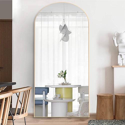 Miniatura 91 de NeuType - Espejo de cuerpo completo, espejo de pie de cuerpo completo, 64 x 21 pulgadas con soporte, espejo de pie para colgar o apoyar contra