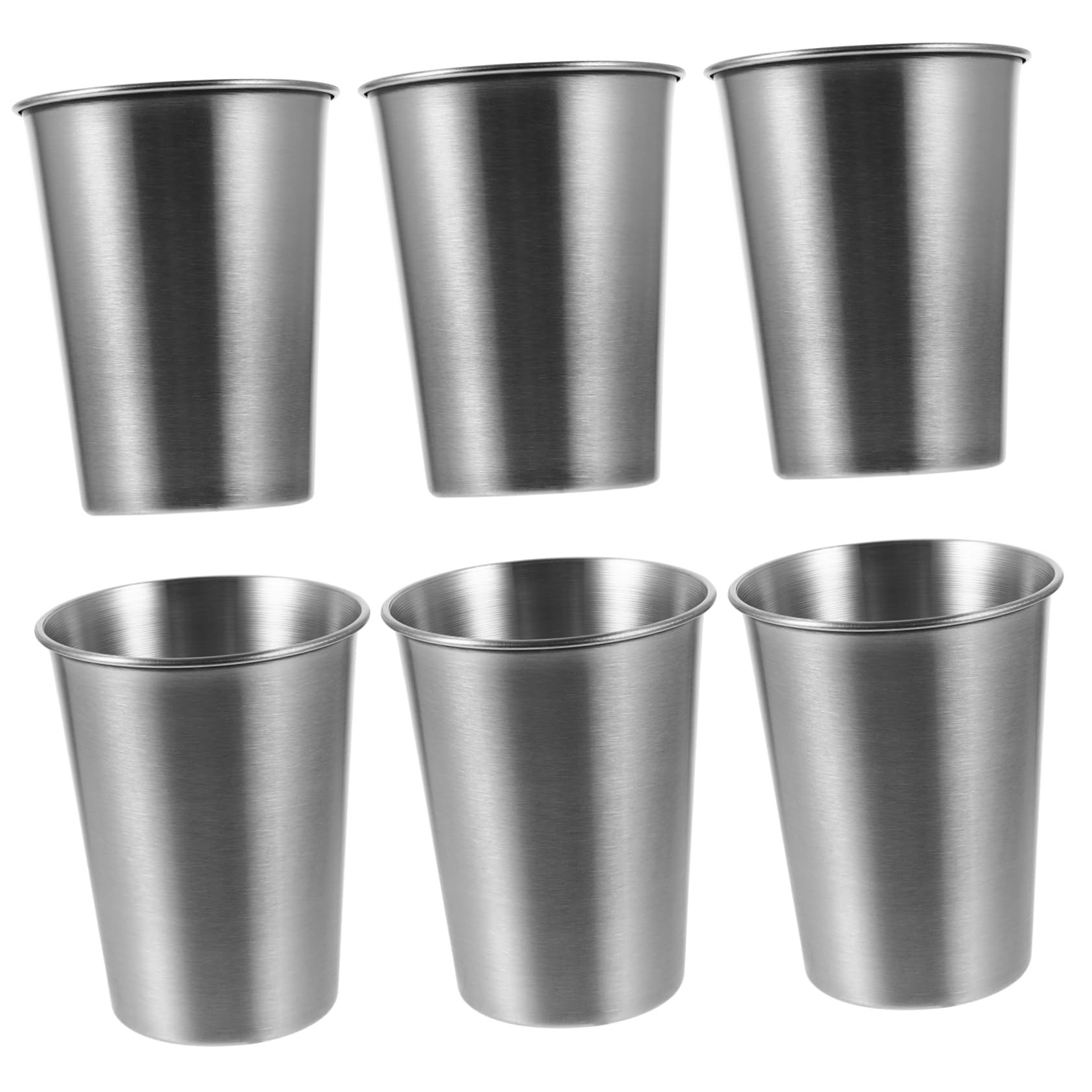 Botellas de agua de acero inoxidable BESTYASH pack de 6 unidades ligeras para zumo
