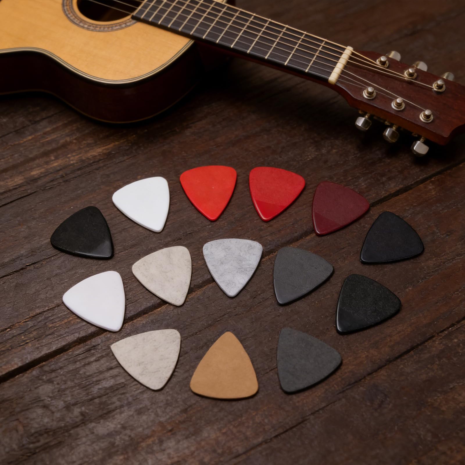 Genérico 10 piezas de púas de pulgar para guitarra de fieltro profesional