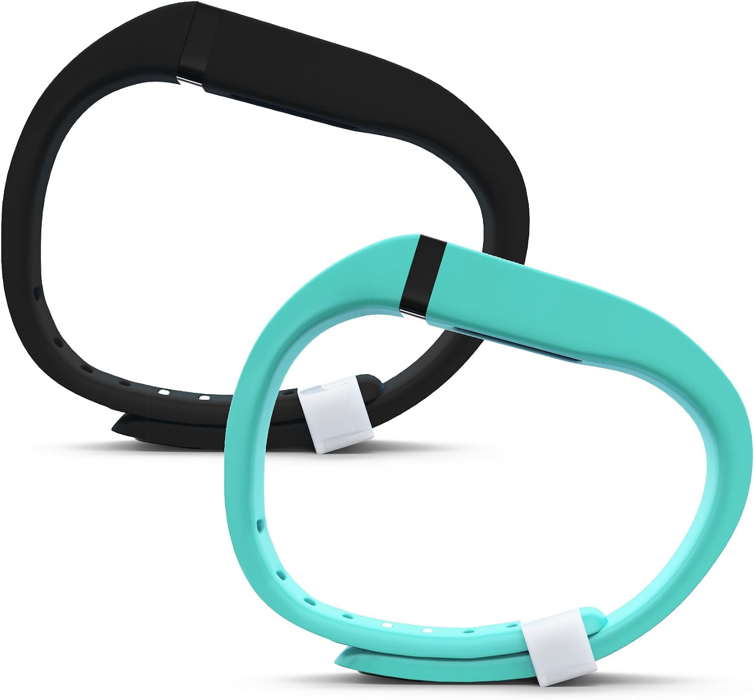 Teak Fitbit Flex Band, Replacement Bands for The Fitbit Flex, with Extra Security Clasp. Large & Small