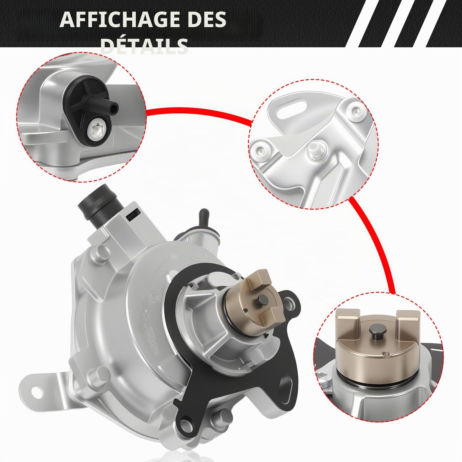 Pompe à Vide pour Ford Focus Mk3 1.0 12 bis 20,201765939 1867424 CM5G2A451GA CM5G2A451GB