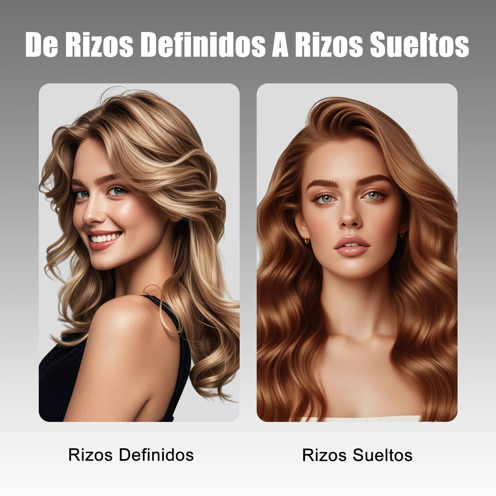VGR 480 cepillo secador de pelo 2 en 1, 1200 W, Cepillos 32/50 mm, Negro | Cable giratorio de 360°, manejo cómodo, ayuda a alisar, moldear y aportar volumen al cabello