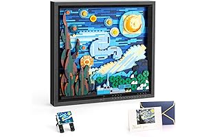Lego Painting Set: The Starry Night 3D Building Block Set