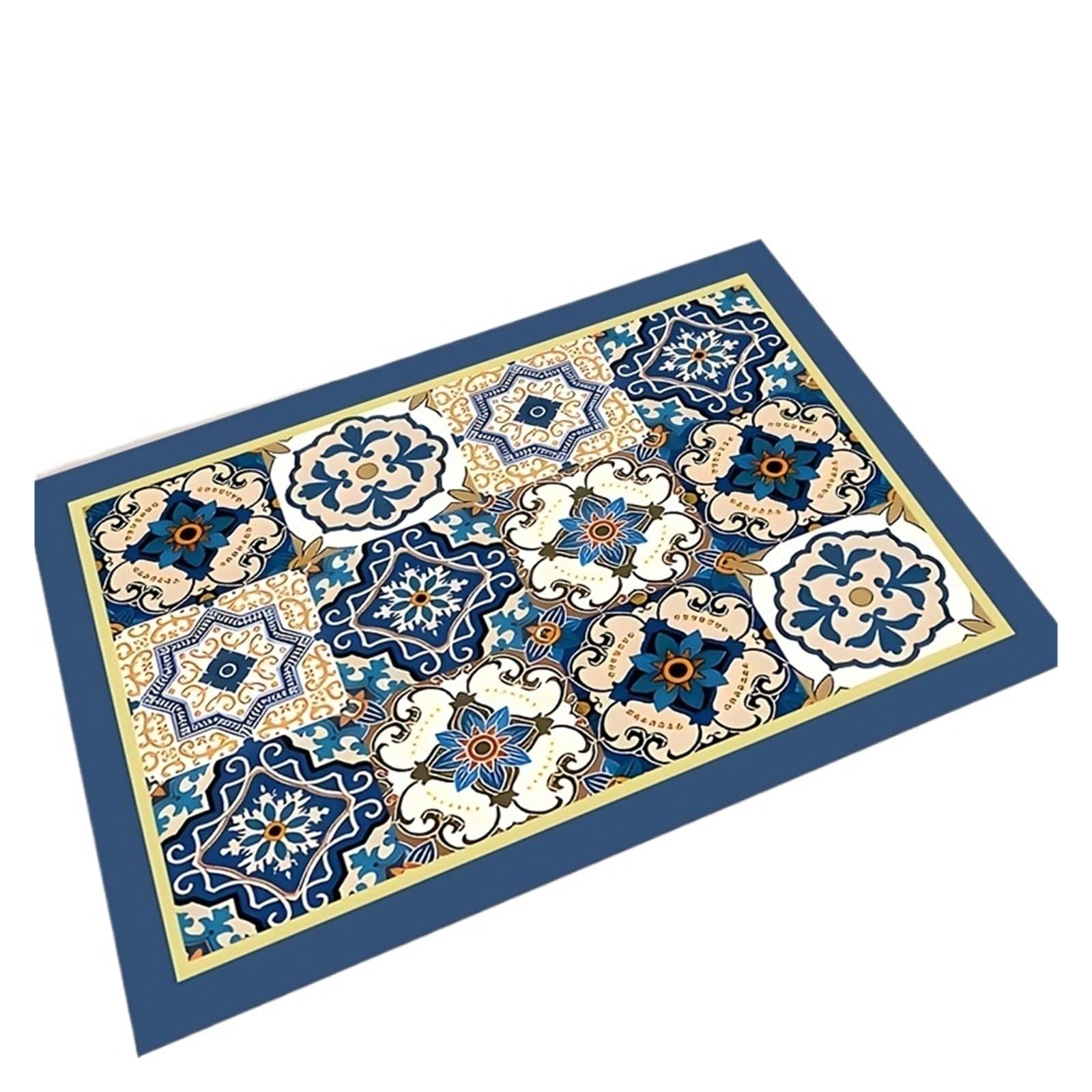 Tapis de cuisine imperméable anti-tache de graisse pour sol de salle de bain