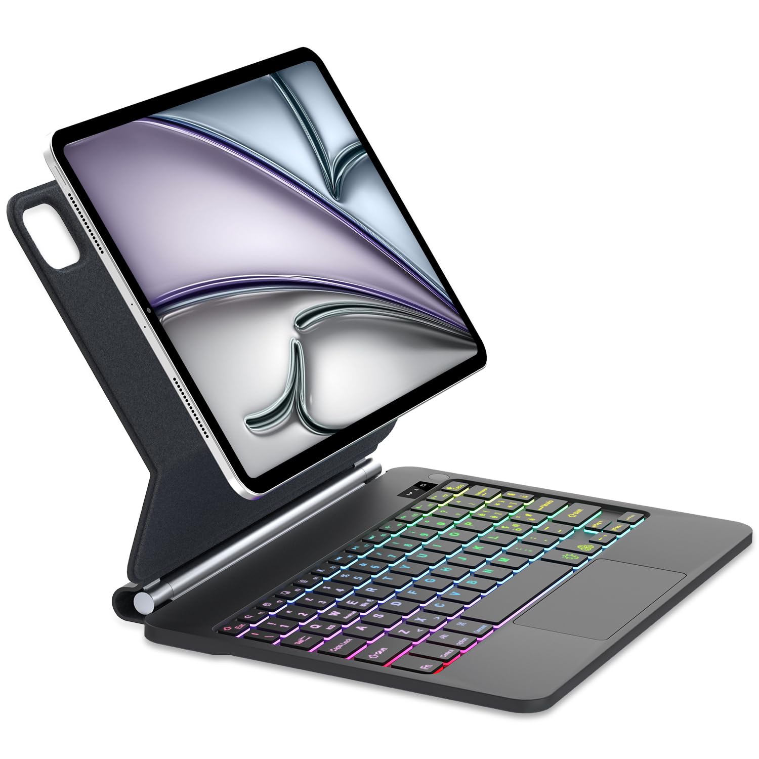 pankeybd Tastiera per iPad Air 13 pollici (M3 2025 e M2 2024) e iPad