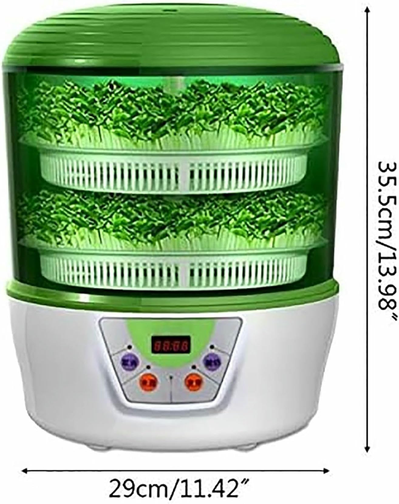 Machine de Germination Automatique de graines, 3 Couches, entièrement Automatique, pulvérisation d'eau à 360 degrés, matériau PP de qualité alimentair