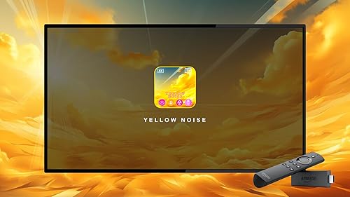 Oásis de relaxamento com ruído Amarelo 4K: mergulhe em vídeos tranquilos e sons calmantes para o mel