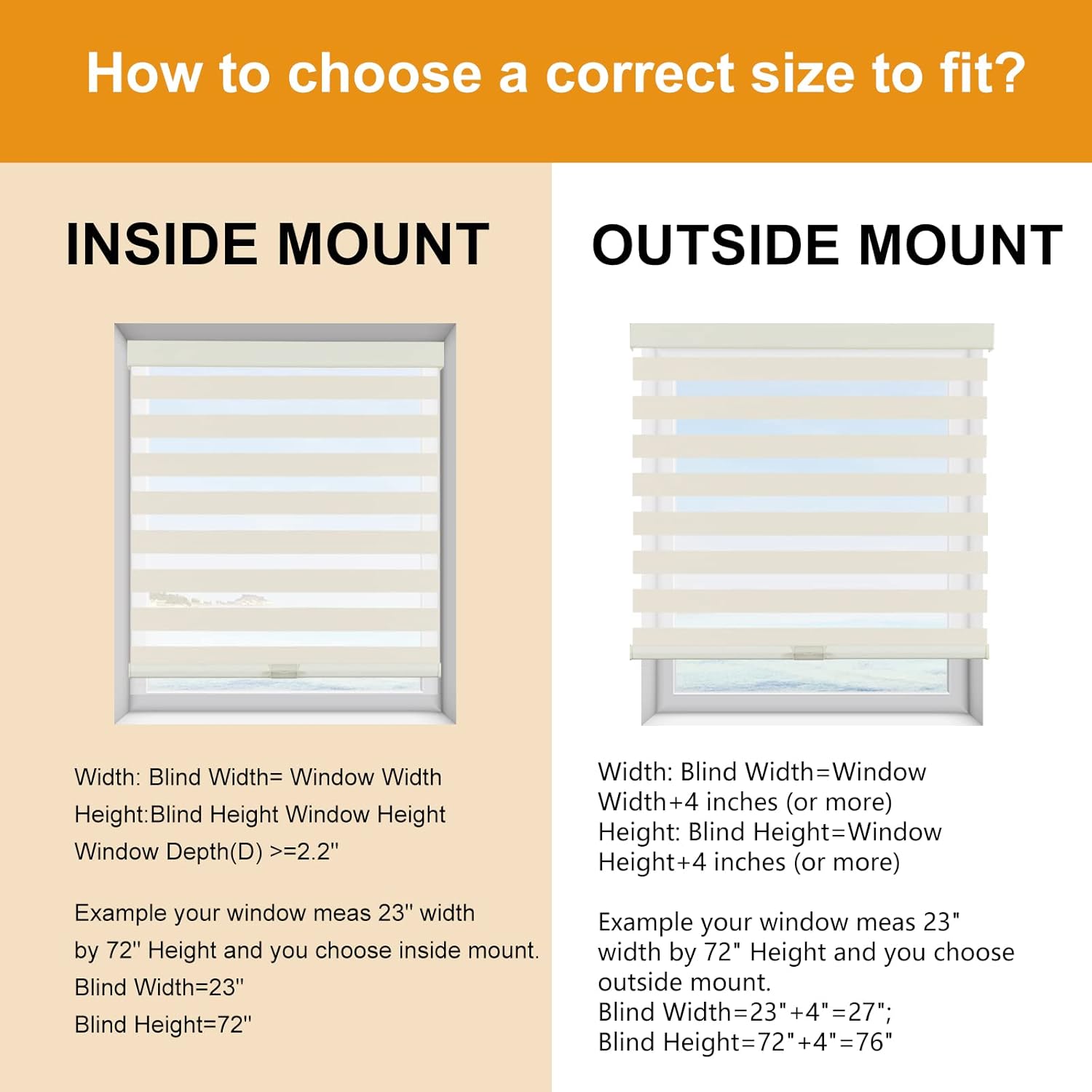 Persilux Cordless Zebra Blinds for Windows (27 W x 72 H, Beige) with Upgraded Cassette Light Filtering Dual Layersfor Day and Night Sheer Roller Shades Thermal Insulated Blinds for Office