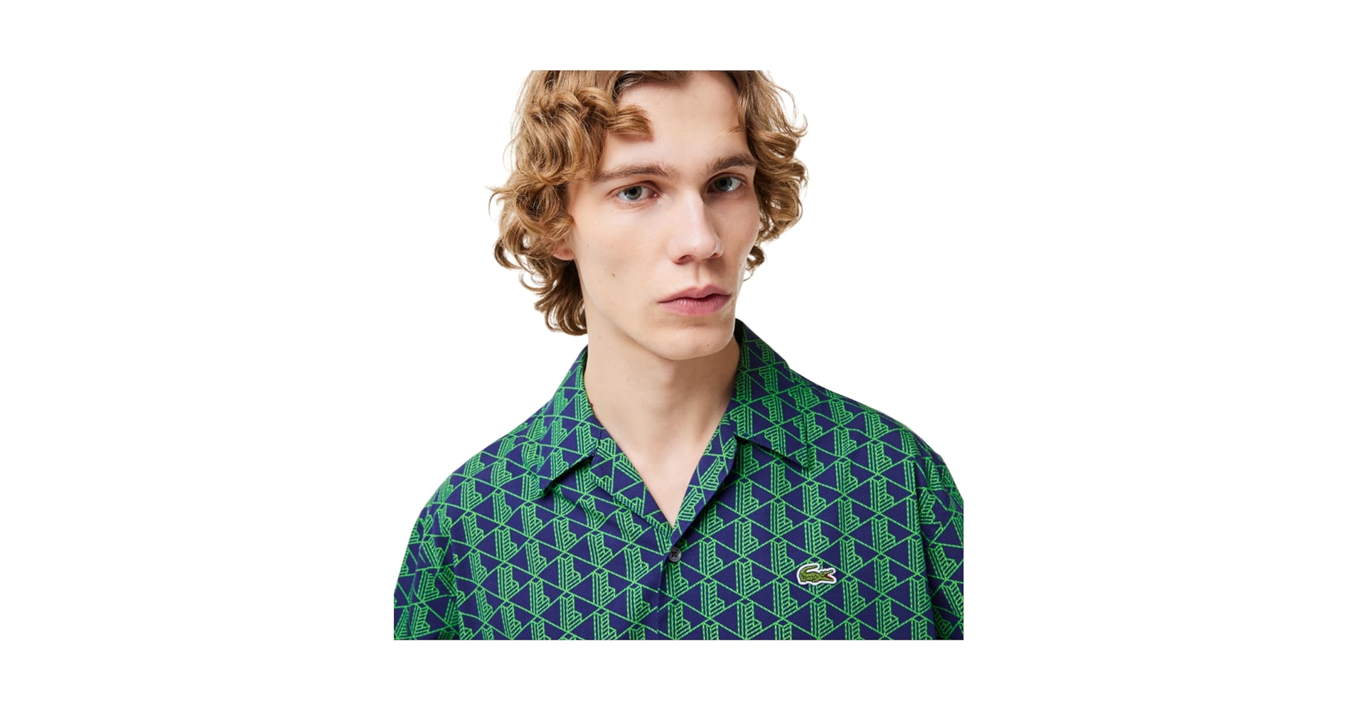 Amazon.com: Lacoste Men's Short Sleeve Relaxed Fit Monogram