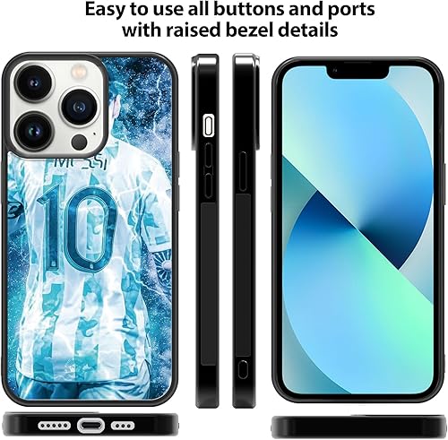 Miniatura 4 de RSMTCI Super Soccer - Funda para iPhone 11, 12, 13, 14 Pro Max, Mini, XR, X, Xs, Max, 7, 8 Plus, la mejor funda protectora duradera de TPU a prueba