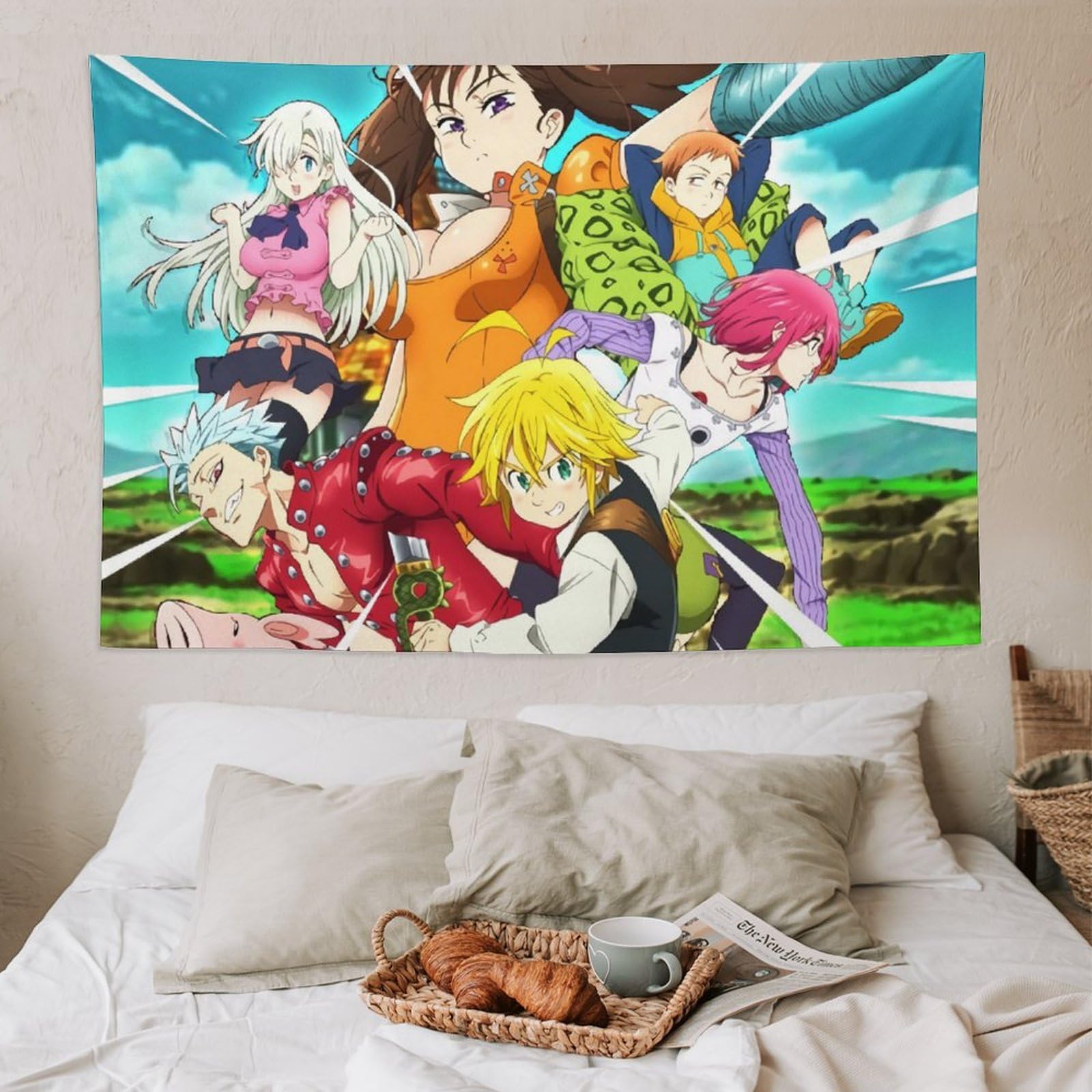 Amazon.co.jp: タペストリー おしゃれ 七つの大罪 メリオダス