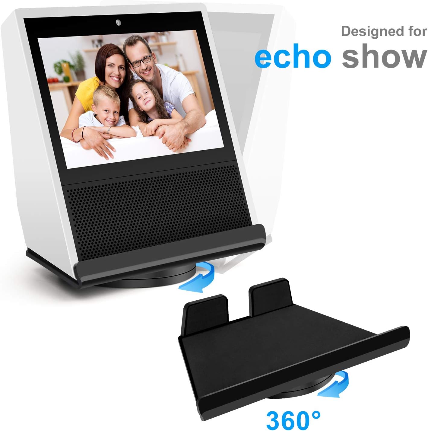 MOCREO Stand for Echo Show, Full Acrylic Holder for Amazon