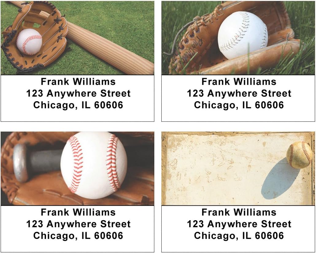 Baseball Address Labels