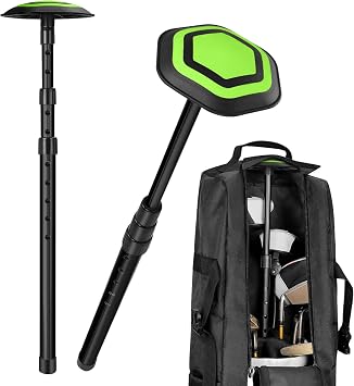 Golf Travel Bag Support Pole 52In Adjustable Clubs Protector for Travel Bag, Lightweight Alloy Steel Golf Travel Bag Support System, Tool-Free Installation