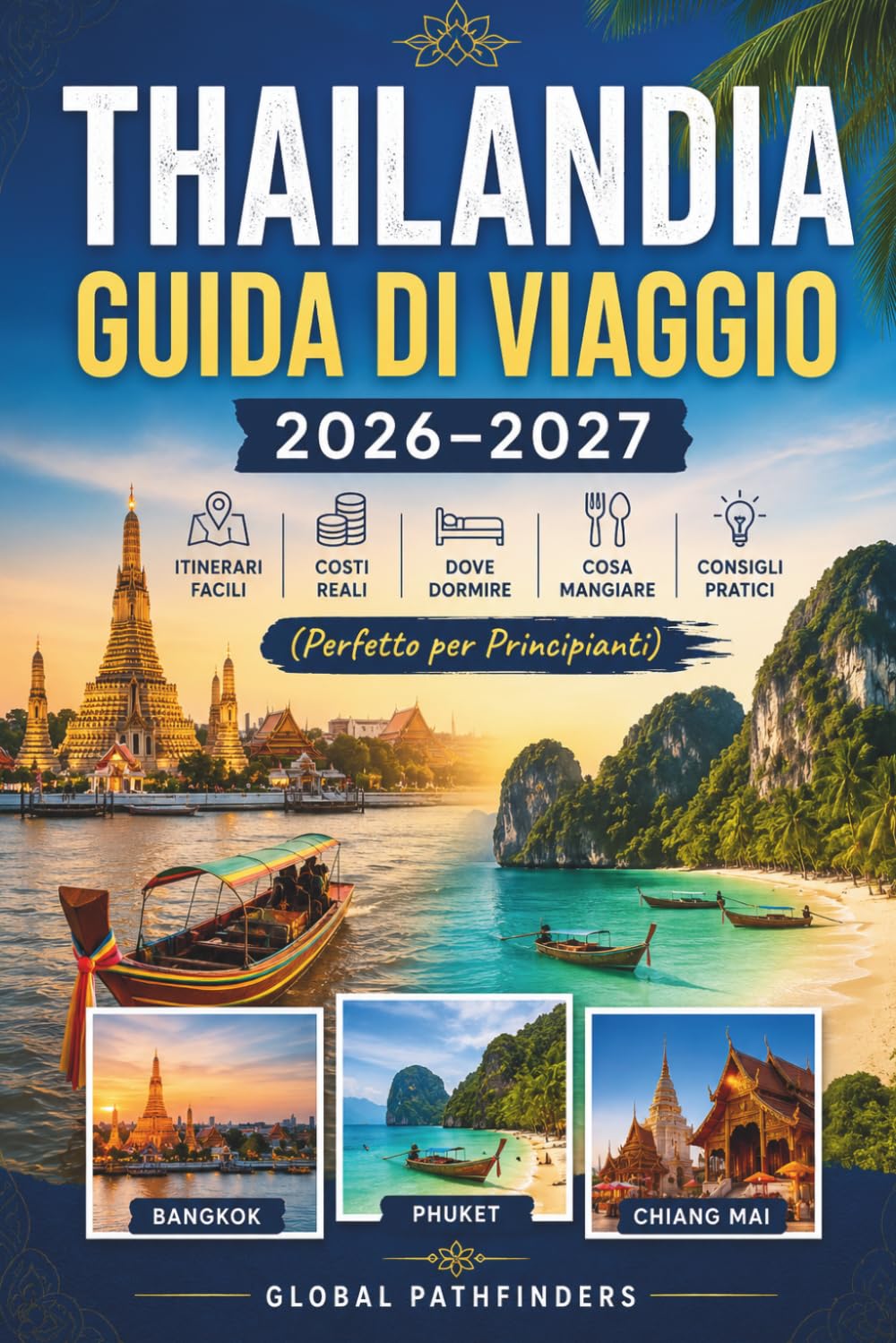 THAILANDIA GUIDA DI VIAGGIO 2026–2027: Itinerari Facili per Bangkok, Phuket e Chiang Mai, Costi Reali, Dove Dormire, Cosa Mangiare e Consigli Pratici (Perfetto per Principianti)