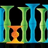 POPDARTS Glow Pack Game Set Glow in The Dark (Blue and Green) - Indoor, Outdoor Suction Cup Throwing Game - Competition with a POP