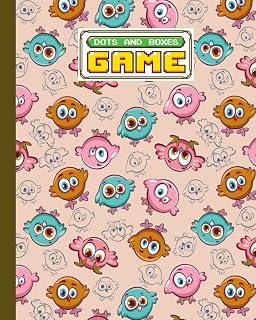 Dots And Boxes Game: Chicken Cover Dots And Boxes Game, A Classic Strategy Game - Large and Small Playing Squares, 120 Pages, size 8" x 10" by Gabriele Lechner